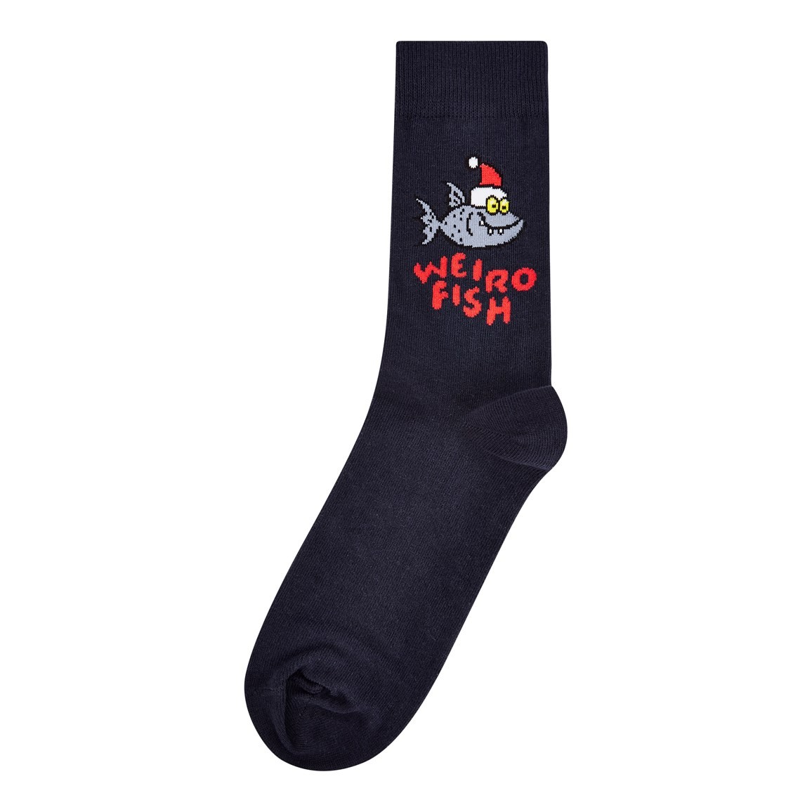 Weird Fish Lampton Artist Sock Black Iris