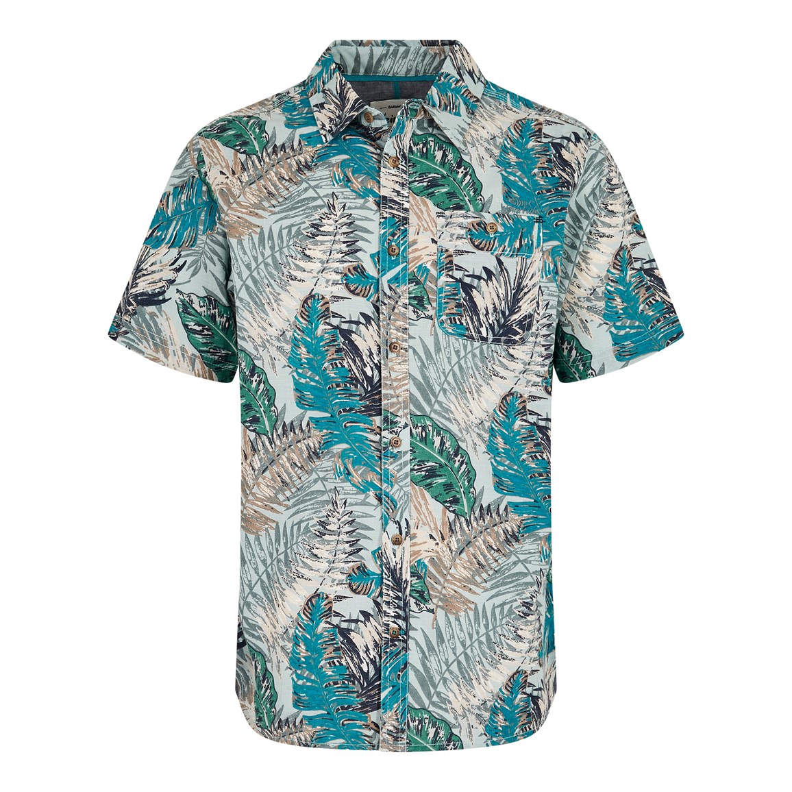 Weird Fish Dashbeck Short Sleeve Hawaiian Print Shirt Lead Size 5XL