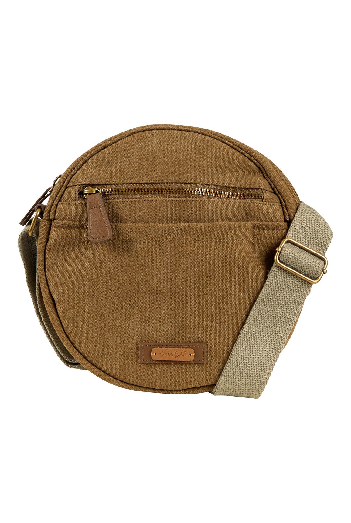 Weird Fish FemaleStanton Canvas Cross Body Bag Toast Size ONE