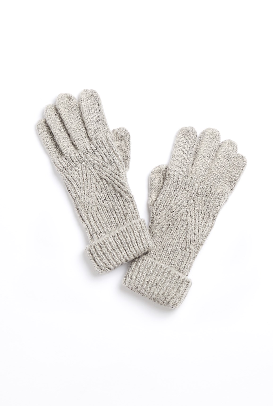 Weird Fish Begonia Eco Gloves Pearl Grey Size ONE