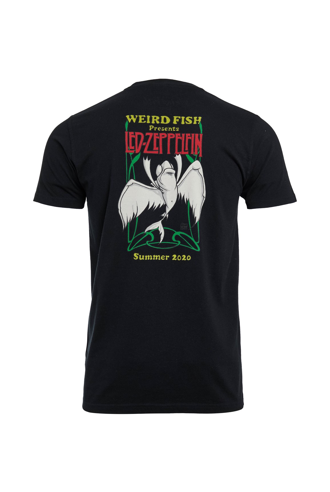 Weird Fish Zeppelfin Artist T-Shirt Black Size 3XL